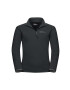 Jack Wolfskin bluza copii TAUNUS HALFZIP culoarea negru neted - Pled.ro