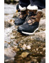 Jack Wolfskin cizme de iarna pentru copii VOJO SHELL XT TEXAPORE MID culoarea maro - Pled.ro