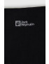 Jack Wolfskin fular impletit culoarea negru neted - Pled.ro