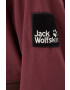 Jack Wolfskin geaca femei culoarea bordo de tranzitie - Pled.ro