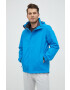 Jack Wolfskin jacheta de exterior Stormy Point culoarea turcoaz - Pled.ro