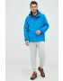 Jack Wolfskin jacheta de exterior Stormy Point culoarea turcoaz - Pled.ro