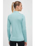 Jack Wolfskin longsleeve sport Sky Thermal culoarea turcoaz cu turtleneck - Pled.ro