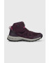 Jack Wolfskin pantofi Woodland 2 Texapore Mid femei culoarea violet - Pled.ro