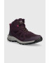 Jack Wolfskin pantofi Woodland 2 Texapore Mid femei culoarea violet - Pled.ro