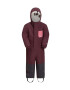 Jack Wolfskin salopeta copii GLEEL 2L INS culoarea bordo - Pled.ro