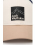 Jack Wolfskin sapca Brand culoarea bej cu imprimeu - Pled.ro