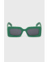 Jeepers Peepers ochelari de soare culoarea verde - Pled.ro