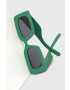 Jeepers Peepers ochelari de soare culoarea verde - Pled.ro