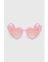 Jeepers Peepers ochelari de soare culoarea roz - Pled.ro