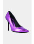 Jonak stilettos de piele DINERA CUIR METALLISE culoarea violet 3300238 - Pled.ro