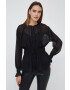 Joop! bluza femei culoarea negru neted - Pled.ro