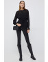 Joop! bluza femei culoarea negru neted - Pled.ro