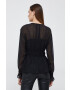 Joop! bluza femei culoarea negru neted - Pled.ro