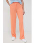 Joop! pantaloni femei culoarea portocaliu lat high waist - Pled.ro