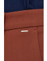 Joop! pantaloni femei culoarea bej drept high waist - Pled.ro