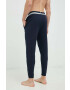 Joop! pantaloni lounge din bumbac barbati culoarea albastru marin neted - Pled.ro