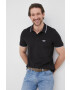 Joop! tricou polo barbati culoarea negru neted - Pled.ro