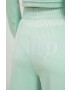 Juicy Couture pantaloni de trening femei culoarea verde cu imprimeu - Pled.ro