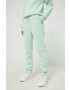 Juicy Couture pantaloni de trening femei culoarea verde cu imprimeu - Pled.ro