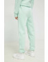 Juicy Couture pantaloni de trening femei culoarea verde cu imprimeu - Pled.ro