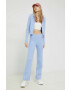 Juicy Couture pantaloni de trening femei neted - Pled.ro