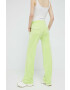 Juicy Couture pantaloni de trening culoarea verde neted - Pled.ro