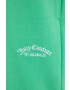 Juicy Couture pantaloni de trening culoarea verde neted - Pled.ro