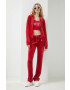 Juicy Couture pantaloni de trening Del Ray femei culoarea rosu neted - Pled.ro