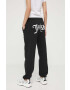 Juicy Couture pantaloni de trening Sora culoarea negru cu imprimeu - Pled.ro