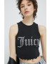 Juicy Couture top femei culoarea negru - Pled.ro