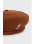 Kangol bereta de lana culoarea maro de lana - Pled.ro