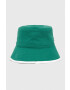 Kangol pălărie cu două fețe culoarea verde - Pled.ro