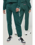 Kangol pantaloni de trening unisex culoarea verde neted - Pled.ro