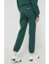 Kangol pantaloni de trening unisex culoarea verde neted - Pled.ro