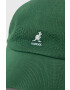 Kangol sapca culoarea verde neted - Pled.ro