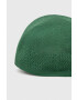 Kangol sapca culoarea verde neted - Pled.ro