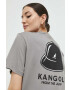 Kangol tricou din bumbac culoarea gri cu imprimeu - Pled.ro