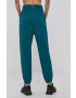 Kappa Pantaloni femei culoarea verde material neted - Pled.ro