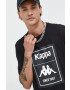 Kappa tricou din bumbac culoarea albastru marin neted - Pled.ro