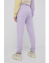 Karl Kani pantaloni femei culoarea violet cu imprimeu KW2210061-purple - Pled.ro