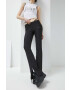 Karl Kani pantaloni femei culoarea negru evazati high waist - Pled.ro