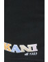 Karl Kani pantaloni scurti femei culoarea negru cu imprimeu high waist - Pled.ro