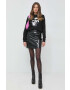 Karl Lagerfeld bluza femei culoarea negru cu imprimeu - Pled.ro