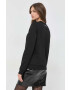 Karl Lagerfeld bluza femei culoarea negru cu imprimeu - Pled.ro