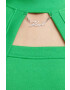 Karl Lagerfeld bluza femei culoarea verde neted - Pled.ro