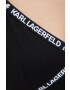 Karl Lagerfeld body culoarea negru neted - Pled.ro