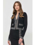 Karl Lagerfeld cardigan femei culoarea negru light - Pled.ro