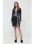 Karl Lagerfeld cardigan femei culoarea negru light - Pled.ro