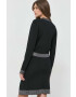 Karl Lagerfeld cardigan femei culoarea negru light - Pled.ro